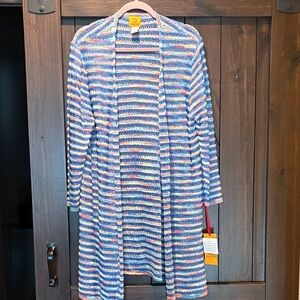 Ruby Rd. Multicolor Striped Cardigan